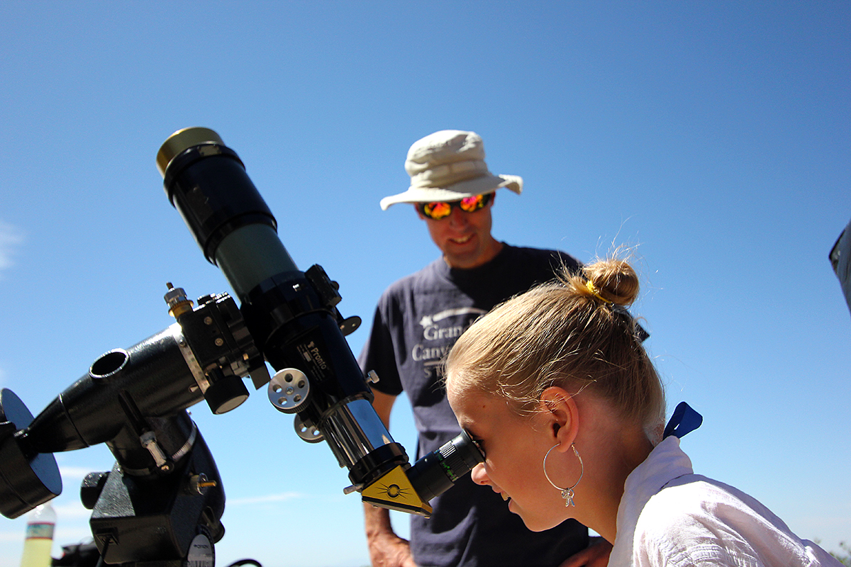 Solar viewing-eastward